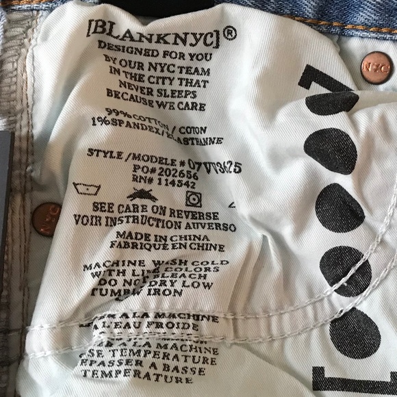 HOT RN ⚡️BLANK NYC FRANKLIN IN RADIO STAR JEAN - Picture 11 of 12